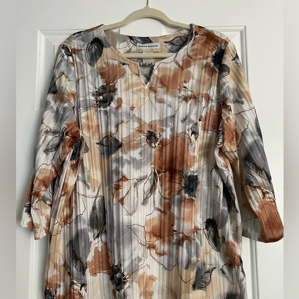 Alfred Dunner 1x fall design top.